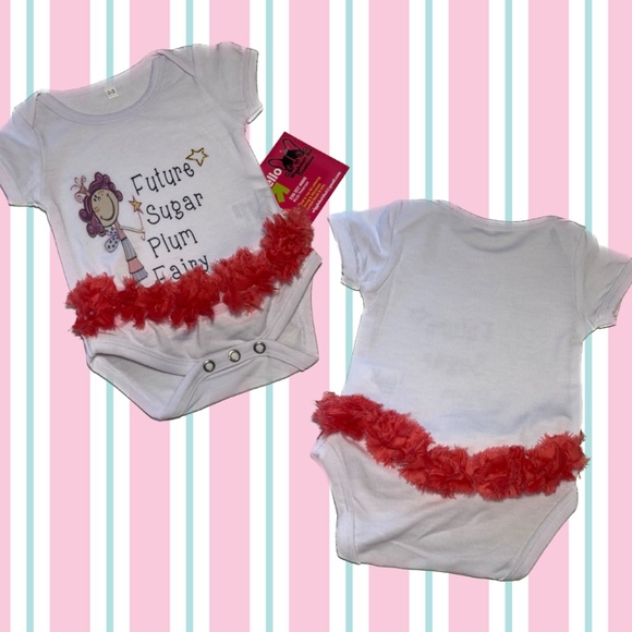 Future Sugar Plum baby onesie size 0-3 mos. - Picture 1 of 3